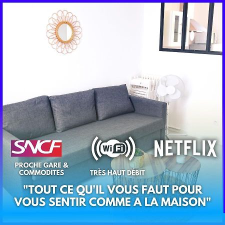 Netflix I Molotov I Lit 160X200 I Proche Gare Et Centre Ville I 39M2 I Wifi Toulon Exterior foto
